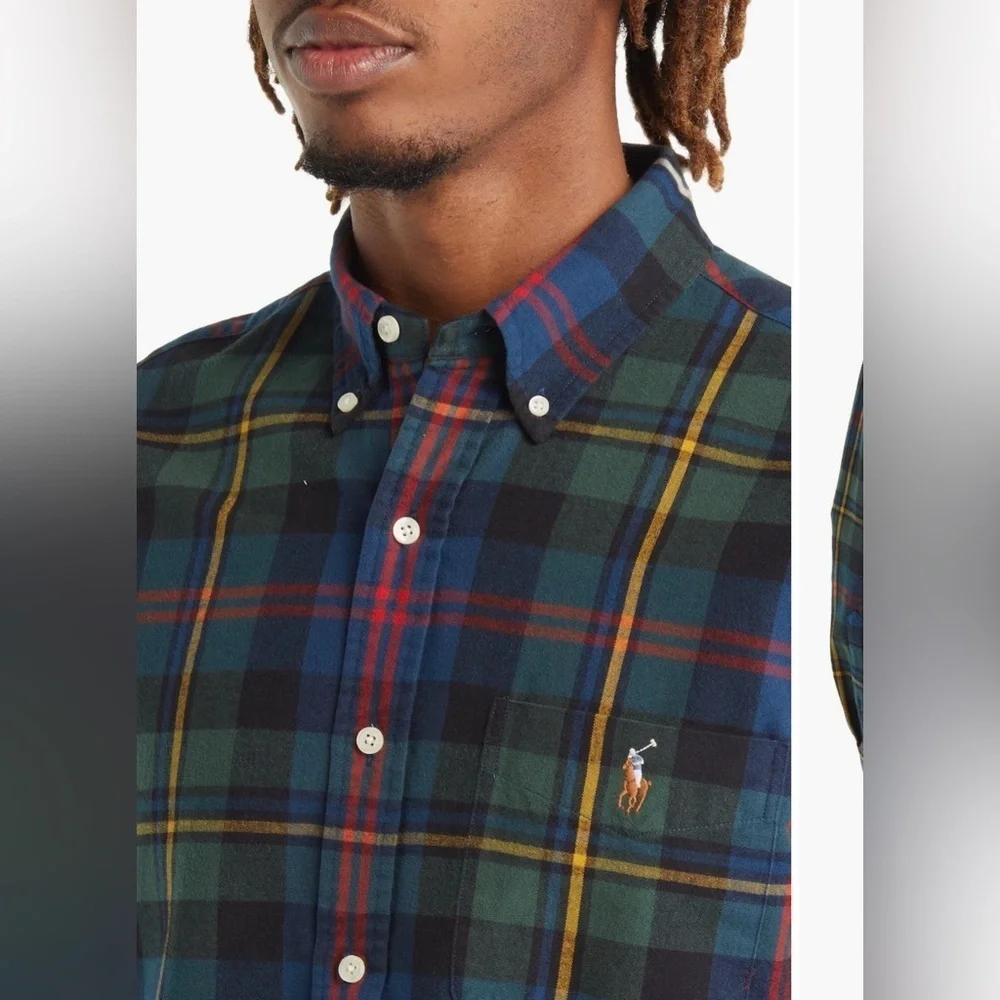 POLO RALPH LAUREN Tartan Classic Print Shirt, Men’s